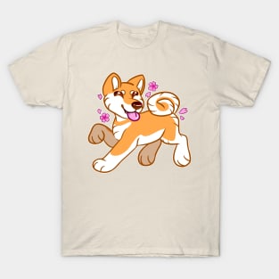 Happy Shibe - Orange T-Shirt